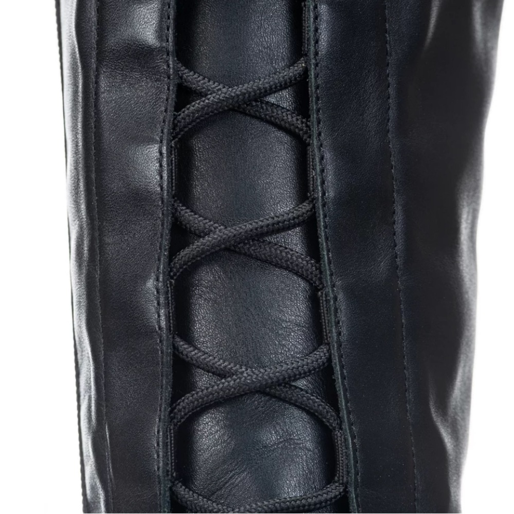 Women's Shapen Abby Black Knee-High Boots - Picture 4 of 4